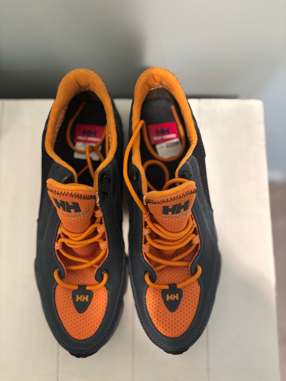 Helly Hansen Skagen Race Series Sailing Shoes Orange Gray Men’s 10.5 NWT - Picture 2 of 7
